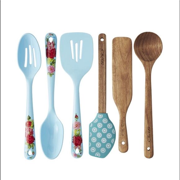 Pioneer Woman Kitchen Gadget Set Sweet Rose 20 Piece Set NWT - Picture 9 of 11